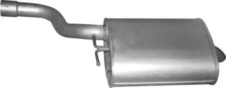 Алюм глушник. сталь, задн. частина BMW 520i/523i/525i/528i/530i Polmostrow POLMOSTROW 03.32