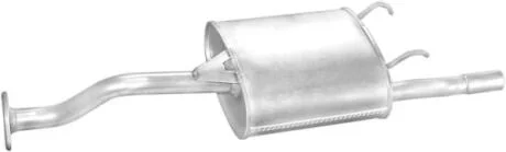 Глушитель задн. HONDA CIVIC (выр-во Polmostrow) POLMOSTROW 09.66
