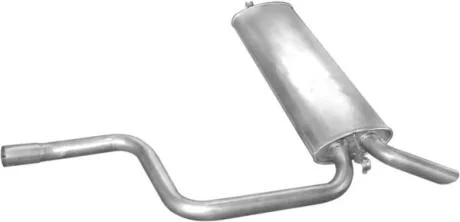 Глушник задн. MERCEDES W124 (вир-во Polmostrow) POLMOSTROW 13.19