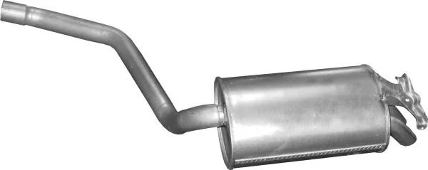 Глушитель алюм. сталь, задн. часть Mercedes 190-W201 Polmostrow POLMOSTROW 13.55 (фото 1)