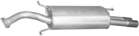Глушитель алюм. сталь, задн. часть Mitsubishi Carisma 1.8 GDi 97-99  Polmostrow POLMOSTROW 14.143