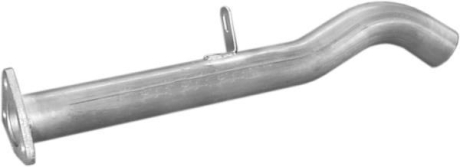 Глушник, алюміній. сталь, середн. частина Mitsubishi Pajero 88-96 3.0i 4x4 2.5TD 4x4 POLMOSTROW 14.209 (фото 1)