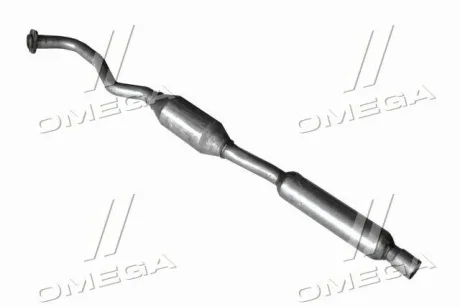 Резонатор (Середній глушник) Mitsubishi Outlander 2.4 16V 4WD (вир-во Polmostrow) POLMOSTROW 14.37