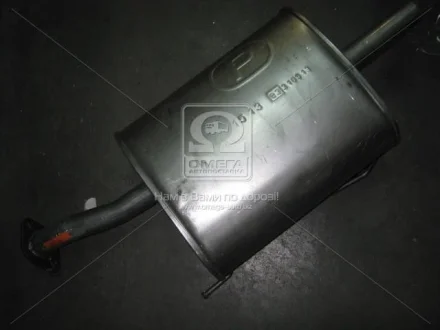 Глушитель алюм. сталь, задн. часть Nissan Almera 1.5i-16V 02/01-06, 1.8i-16V 03/01-06 sedan  Polmostrow POLMOSTROW 15.13
