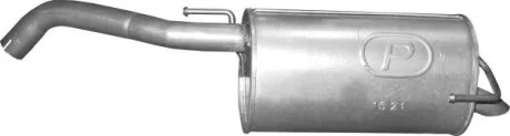 Глушник задн. Nissan NOTE (E11) (2006-12)(вир-во Polmostrow) POLMOSTROW 15.21