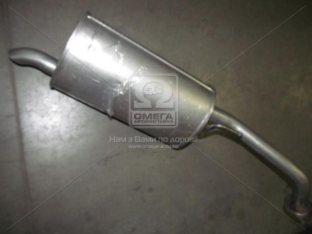 Глушитель, алюм. сталь, задн.часть Nissan Micra 1.0-1.4i; 1.5dCi 11/02-04/05 POLMOSTROW 15.239 (фото 1)