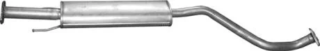 Глушитель, алюм. сталь, середн. часть Nissan Note 1.6i-16V 04/09- Polmostrow POLMOSTROW 15.23