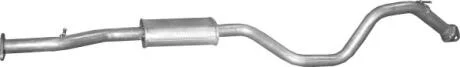 Глушитель, алюм. сталь, середн. часть Nissan Qashqai / Renault Kadjar Polmostrow POLMOSTROW 15.63