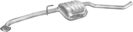 Резонатор (средняя часть) алюминизированная сталь Opel Omega B 2.5i Polmostrow POLMOSTROW 17.233