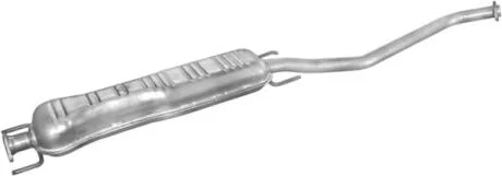 Глушитель алюм. сталь, средн. часть Opel Vectra 1.8i/2.0i 16V 95- Polmostrow POLMOSTROW 17.281
