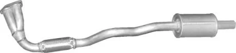 Труба приймальна OPEL ASTRA G 1.4, 1.6, 1.8; ZAFIRA A 1.6, 1.8 (вир-во Polmostrow) POLMOSTROW 17.304