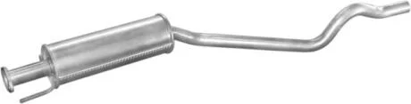 Глушитель, алюм. сталь, середн. часть Opel Astra 1.4i/1.6i kat 91-98 Polmostrow POLMOSTROW 17.44