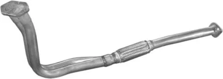 Глушитель, алюм. сталь, передн. часть Opel Vectra A 1.7D 92-95 Polmostrow POLMOSTROW 17.522