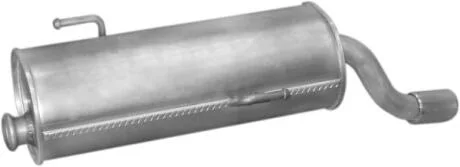 Глушитель (задняя часть) алюминизированная сталь Peugeot 206 1.4, 1.6 (98-) Polmostrow POLMOSTROW 19.198