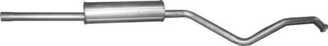 Глушитель алюм. сталь, средн. часть Renault Laguna III 08 2.0 16V Polmostrow POLMOSTROW 21.41