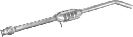 Глушитель, алюм. сталь, средн.часть Renault Megane I 1.4i; 1.6i kat 95- Polmostrow POLMOSTROW 21.67