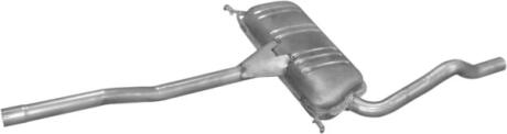 Глушник центр. SKODA SUPERB (2001-08) POLMOSTROW 24.51