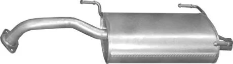 Алюм глушник. сталь, задн. частина Toyota Celica 1.6 10/89-10/93 Polmostrow POLMOSTROW 26.04