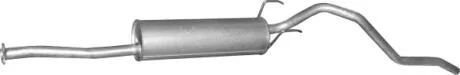 Глушитель, алюм. сталь, задн. часть Toyota Hi-Lux / VW Taro Polmostrow POLMOSTROW 26.206