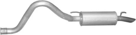 Глушитель задн. TOYOTA LAND CRUISER 4.2 TD Turbo Diesel (2006) (выр-во Polmostrow) POLMOSTROW 26.297