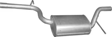 Глушник центр. (ое 3C0253409K) VW PASSAT 2.0 TFSi (2005-10) (вир-во Polmostrow) POLMOSTROW 30.104