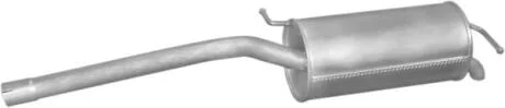 Глушитель, алюм. сталь, задн.часть VW Caddy III 2.0 SDi 02/04- Polmostrow POLMOSTROW 30.266