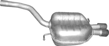 Глушник задн. VOLKSWAGEN PASSAT 2.0 D (oe 3С0253609BR) (вир-во Polmostrow) POLMOSTROW 30.54