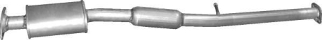Алюм глушник. сталь, середн. частина Subaru Forester 2.0 4X4 09/02- POLMOSTROW 46.05