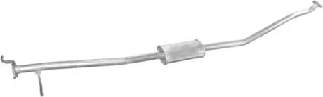 Глушитель алюм. сталь, средн. часть Kia Shuma 1.8i 16V 98-2002 Polmostrow POLMOSTROW 47.18