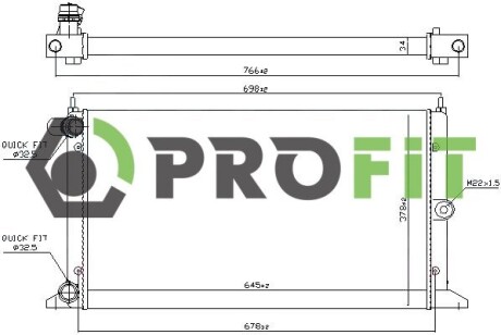 Радіатор охолодження PROFIT 1740-0027