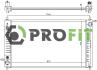 Радіатор охолоджування PROFIT 1740-0266 (фото 1)