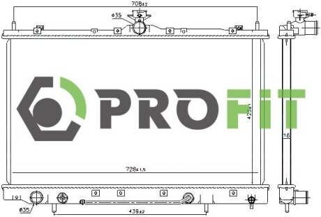 Радиатор охлаждения PROFIT 1740-0287