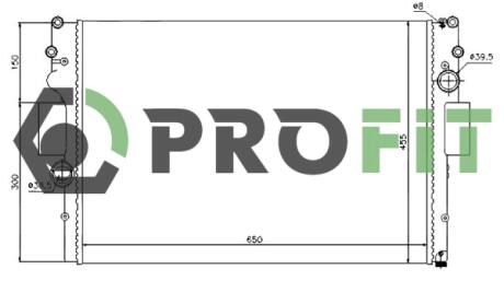 Радіатор охолодження PROFIT 1740-0701