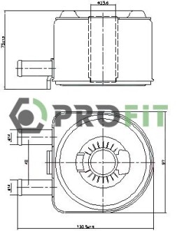 Радиатор масляный PROFIT 1745-0024