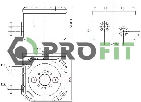 Радиатор масляный PROFIT 1745-0064