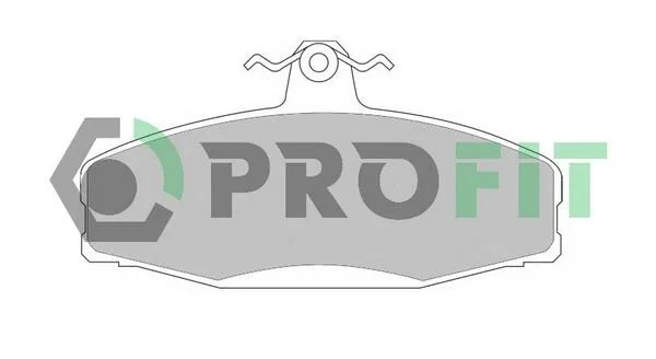 Колодки тормозные дисковые PROFIT 5000-0610 (фото 1)