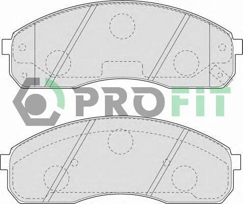 Колодки тормозные дисковые PROFIT 5000-1595 (фото 1)