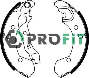 Колодки гальмівні барабанні PROFIT 5001-0649
