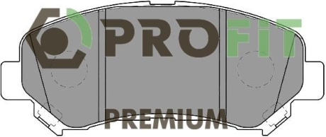 Колодки тормозные дисковые PROFIT 5005-2011 (фото 1)