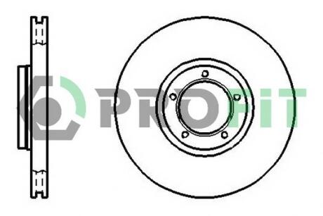 Диск гальмівний (DF2785 C3G027ABE 0986478166 6519.10) PROFIT 5010-0849
