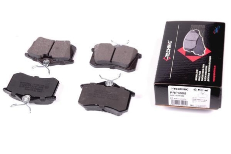Колодки тормозные дисковые задние. Citroen/Peugeot/Ren PROTECHNIC PRP0005