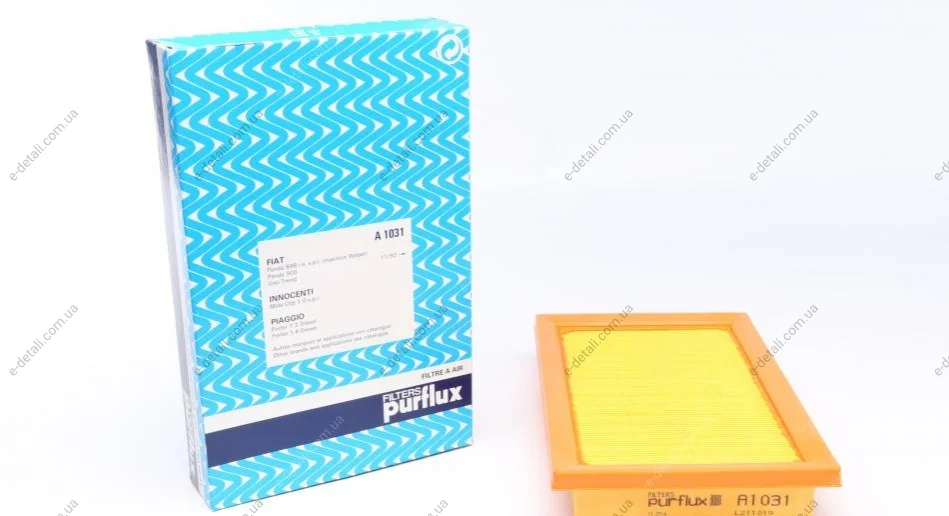Фильтр воздушный Fiat Panda I 0.9 80-03 Purflux A1031 (фото 1)