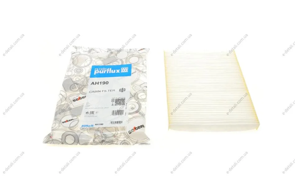 Фільтр салону Fiat Bravo 07-14/Stilo 01-08 Purflux AH190 (фото 1)