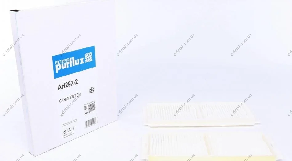 Фильтр салона Mazda 3 1.6-2.2 MZR 08-14 (к-кт 2 шт.) Purflux AH292-2 (фото 1)