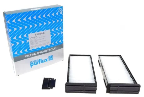 Фильтр салона Mitsubishi Colt IV/V/L200 -07 Purflux AH355-2