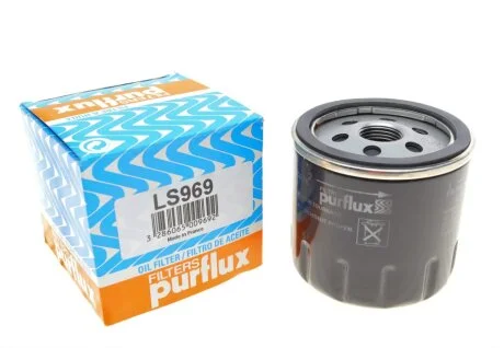 Фильтр масляный VW Caddy II 1.4/1.6i / Golf IV/V/Seat (h=78mm) Purflux LS969