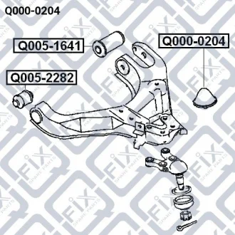 Отбойник переднего амортизатора Q-fix Q0000204