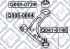 Сайлентблок передній переднього важеля Q-fix Q0050664 (фото 2)