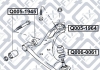 Сайлентблок переднего переднего рычага Q-fix Q0051945 (фото 3)