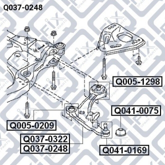 Важіль передній правий Q-fix Q0370248